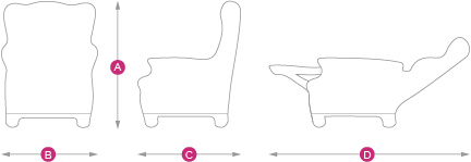 dimensioni poltrona reclinabile