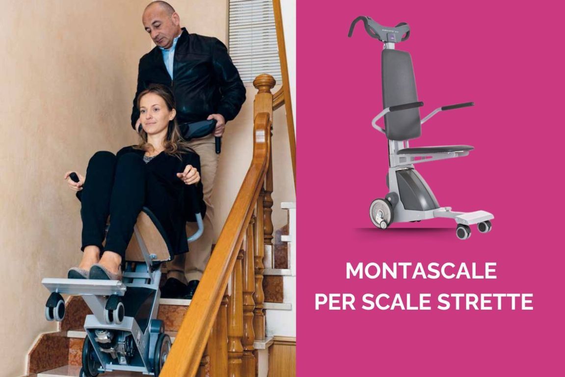 montascale per scale strette